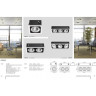 Спот NOVOTECH GESSO LED 64W карданный 358038 NV-358038